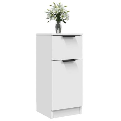 Sideboard 30x30x70 cm Engineered Wood White 1