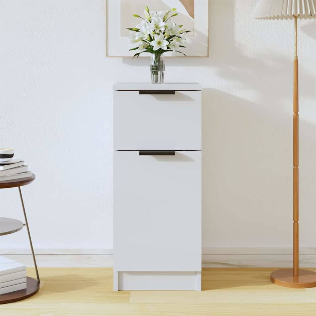 vidaXL Sideboard White 30x30x70 cm Engineered Wood 1
