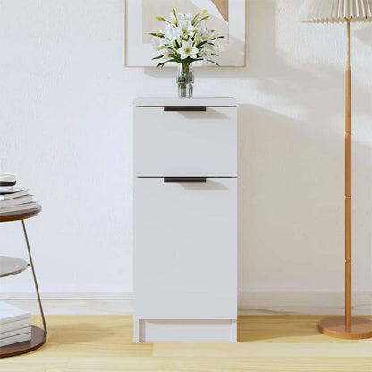 vidaXL Sideboard White 30x30x70 cm Engineered Wood 1