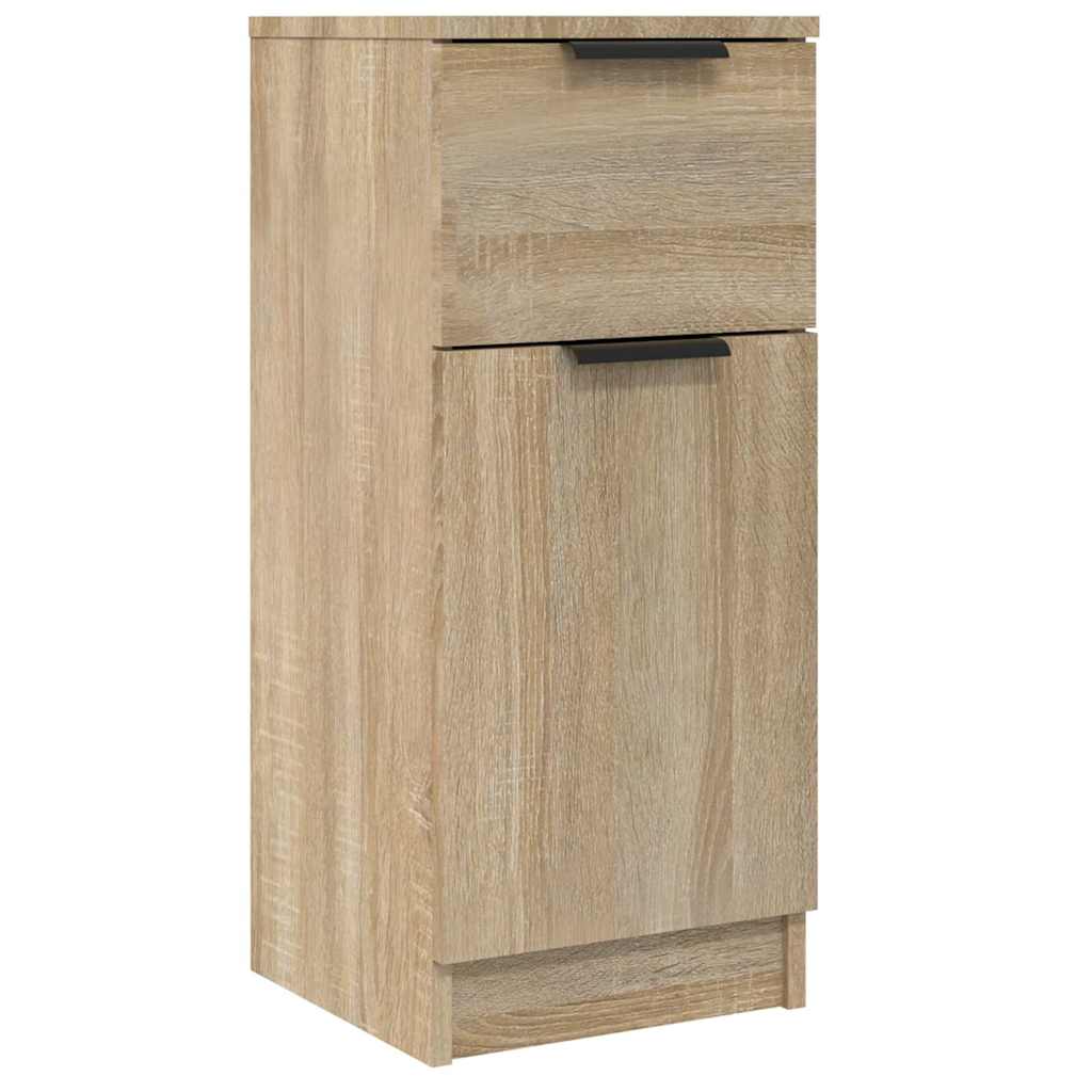 vidaXL Sideboard Sonoma Oak 30x30x70 cm Engineered Wood 2