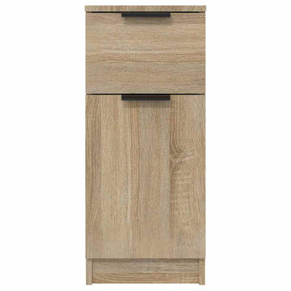 vidaXL Sideboard Sonoma Oak 30x30x70 cm Engineered Wood 4