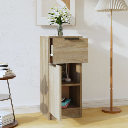 vidaXL Sideboard Sonoma Oak 30x30x70 cm Engineered Wood 1