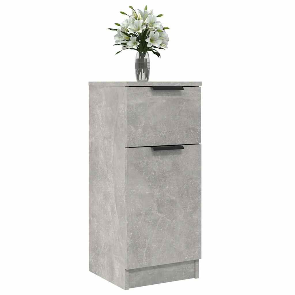 Sideboard 30x30x70 cm Engineered Wood Concrete grey 2