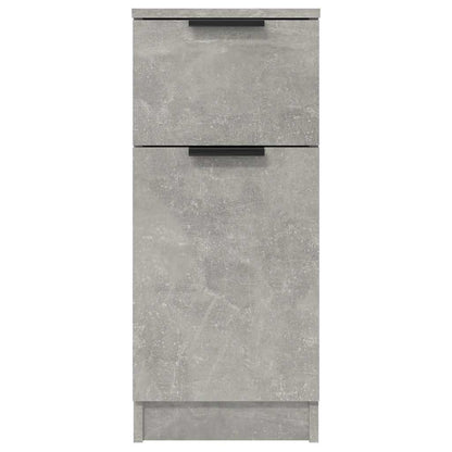 vidaXL Sideboards 2 pcs Concrete Grey 30x30x70 cm Engineered Wood 5