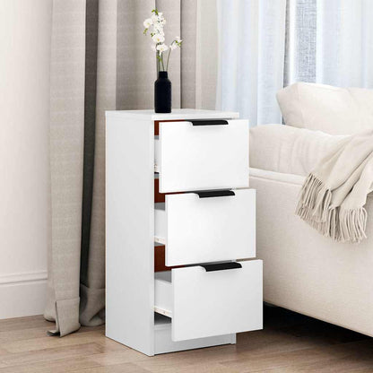 vidaXL Sideboard White 30x30x70 cm Engineered Wood 3