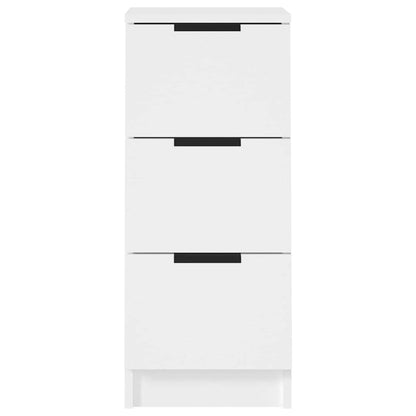 vidaXL Sideboard White 30x30x70 cm Engineered Wood 4