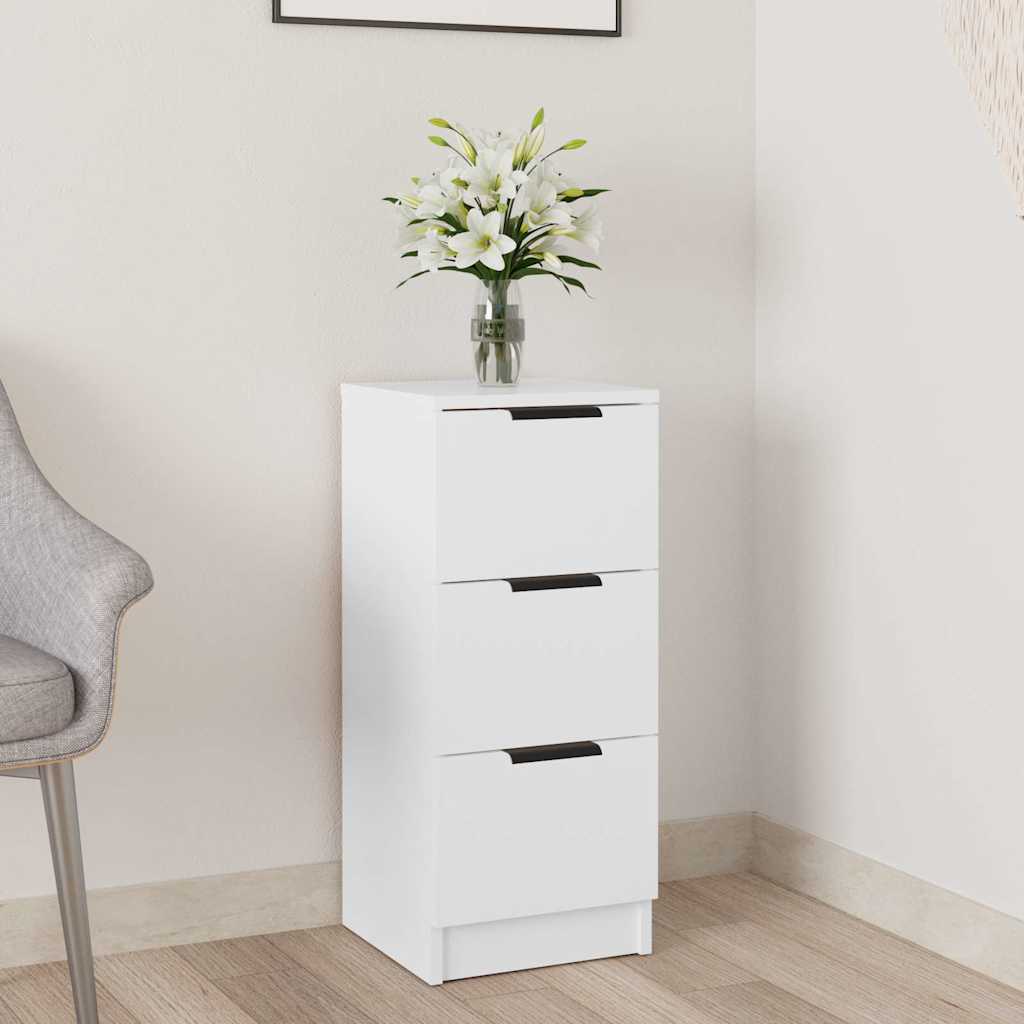 vidaXL Sideboard White 30x30x70 cm Engineered Wood 1
