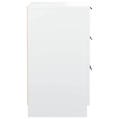 vidaXL Bedside Cabinet White 40x36x65 cm 6