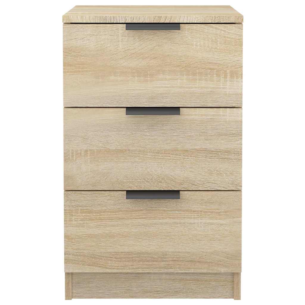vidaXL Bedside Cabinet Sonoma Oak 40x36x65 cm 4