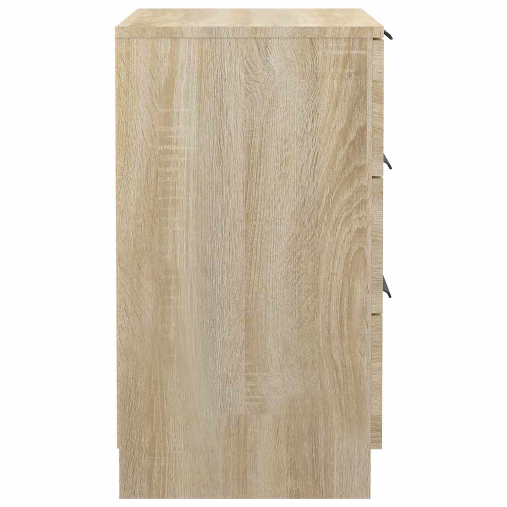 vidaXL Bedside Cabinet Sonoma Oak 40x36x65 cm 6