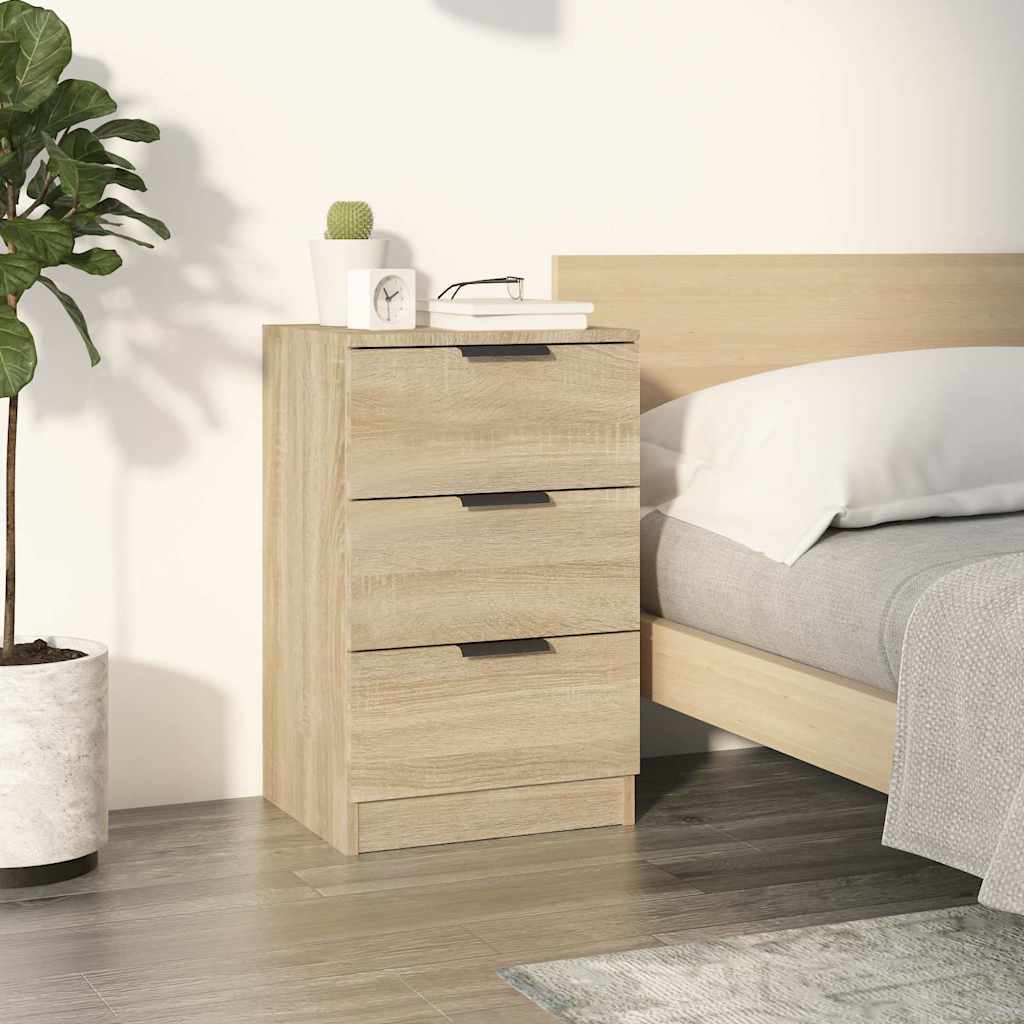 vidaXL Bedside Cabinet Sonoma Oak 40x36x65 cm 1