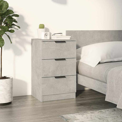 vidaXL Bedside Cabinet Concrete Grey 40x36x65 cm 1