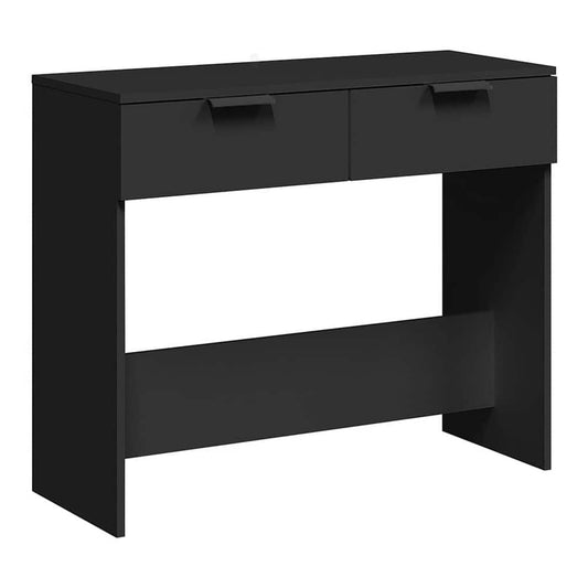 Console Table 90x36x75 cm Engineered Wood Black