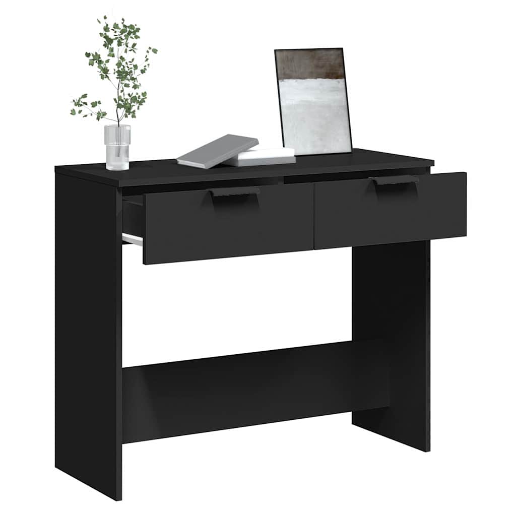 vidaXL Console Table | Black | Engineered wood | Medium | Console Table 5