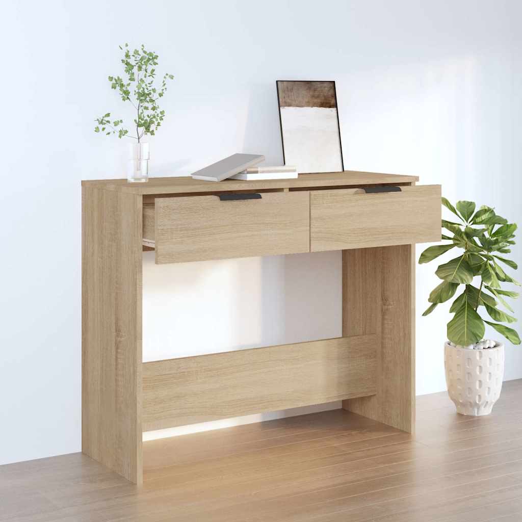 vidaXL Console Table | Sonoma oak | Engineered wood | Standard | Console Table 1