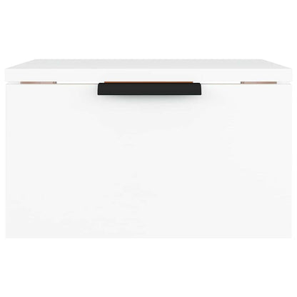vidaXL Wall-mounted Bedside Cabinets 2 pcs White 34x30x20 cm 6