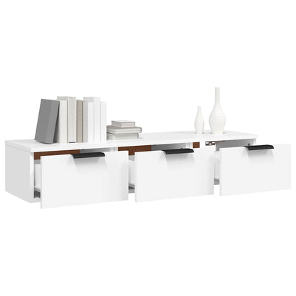 vidaXL Wall Cabinet | White | Engineered Wood | Wall Cabinet | Rectangular 4