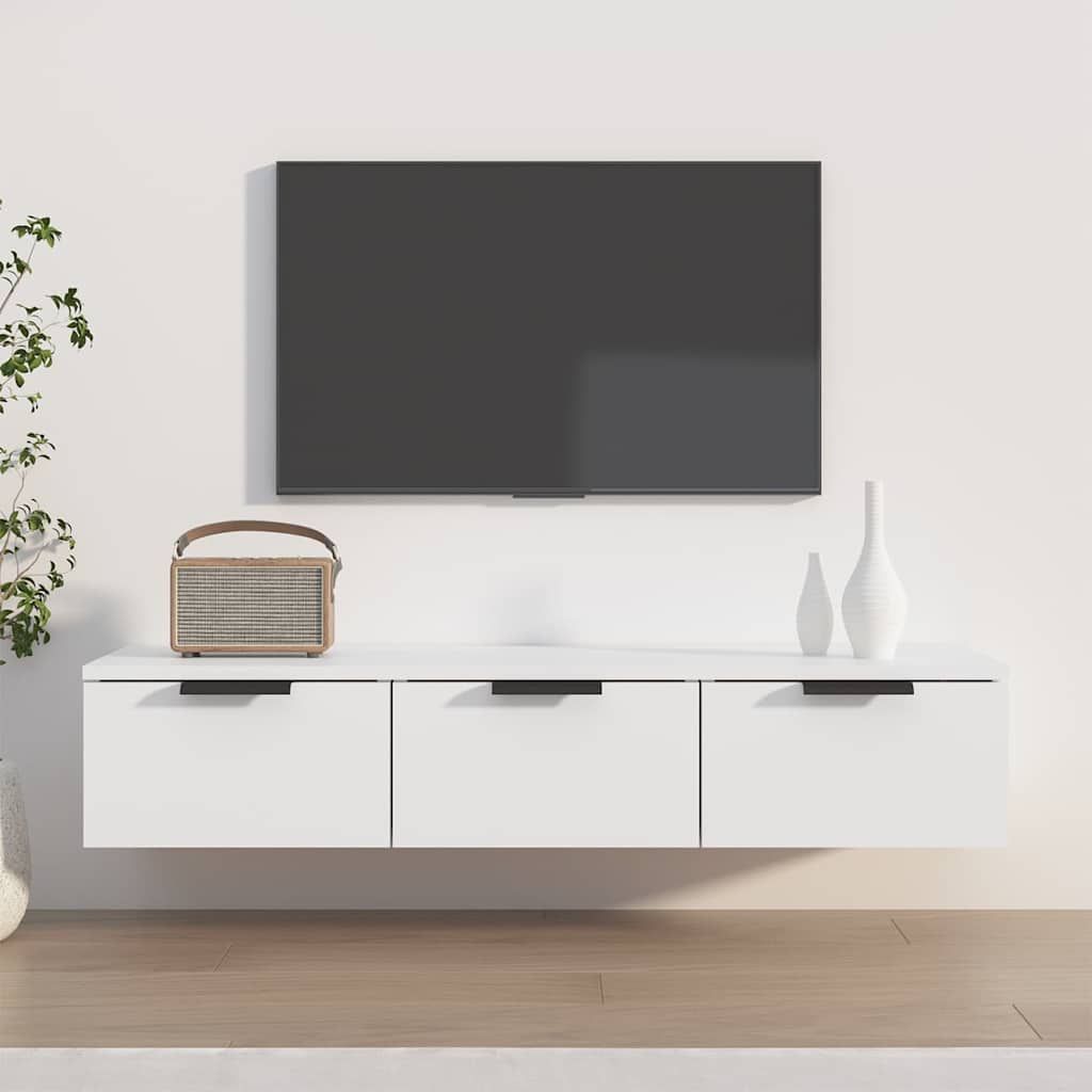 vidaXL Wall Cabinet | White | Engineered Wood | Wall Cabinet | Rectangular 1