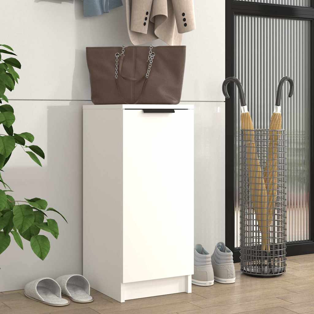 vidaXL Shoe Cabinet | White | Engineered wood | Compact | Shoe Cabinet 1