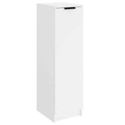 Shoe Cabinet 30x35x100 cm Engineered Wood White