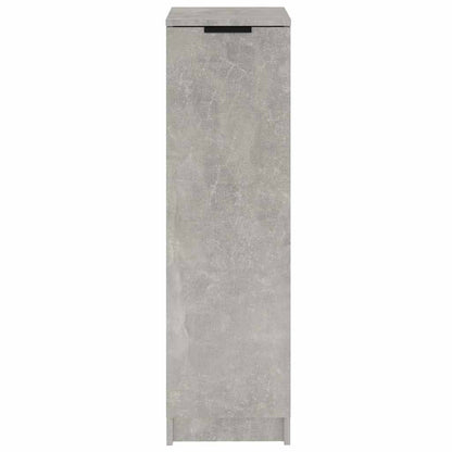 vidaXL Shoe Cabinet | Concrete grey | Engineered wood | Compact | Shoe Cabinet 5