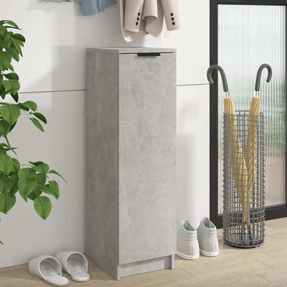 vidaXL Shoe Cabinet | Concrete grey | Engineered wood | Compact | Shoe Cabinet 1