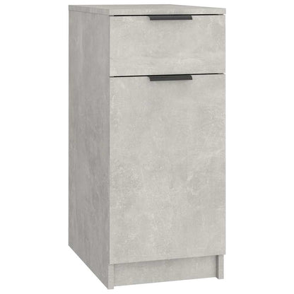 vidaXL Desk Cabinet Concrete Grey 33.5x50x75 cm Engineered Wood 2