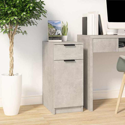 vidaXL Desk Cabinet Concrete Grey 33.5x50x75 cm Engineered Wood 1