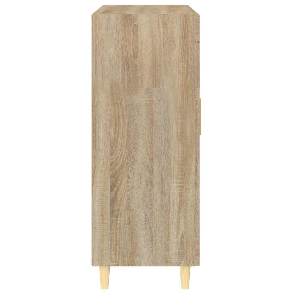 vidaXL Sideboard Sonoma Oak 69.5x34x90 cm Engineered Wood 6