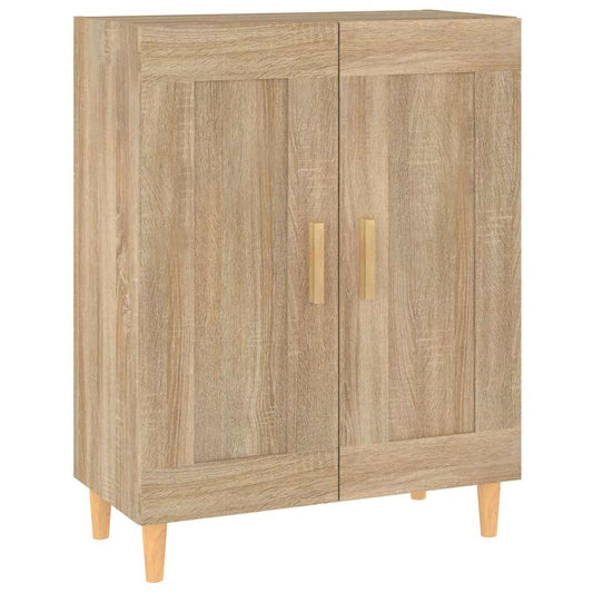 812135 vidaXL Sideboard Sonoma Oak 69,5x34x90 cm Engineered Wood 2