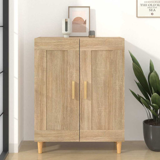 812135 vidaXL Sideboard Sonoma Oak 69,5x34x90 cm Engineered Wood 1