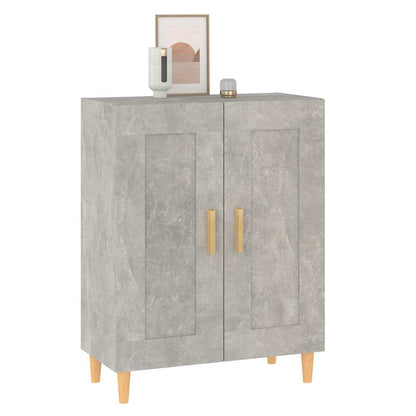 vidaXL Sideboard Concrete Grey 69.5x34x90 cm Engineered Wood 5