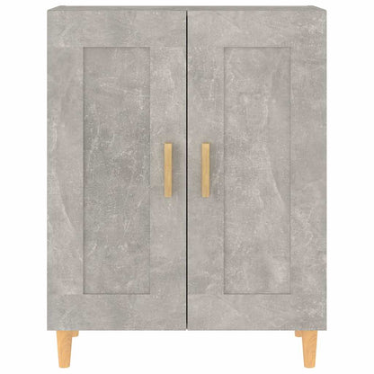 vidaXL Sideboard Concrete Grey 69.5x34x90 cm Engineered Wood 6