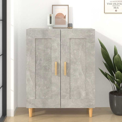 vidaXL Sideboard Concrete Grey 69.5x34x90 cm Engineered Wood 1