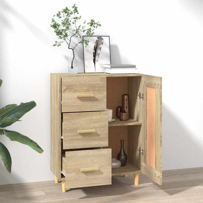 vidaXL Sideboard Sonoma Oak 69.5x34x90 cm Engineered Wood 3