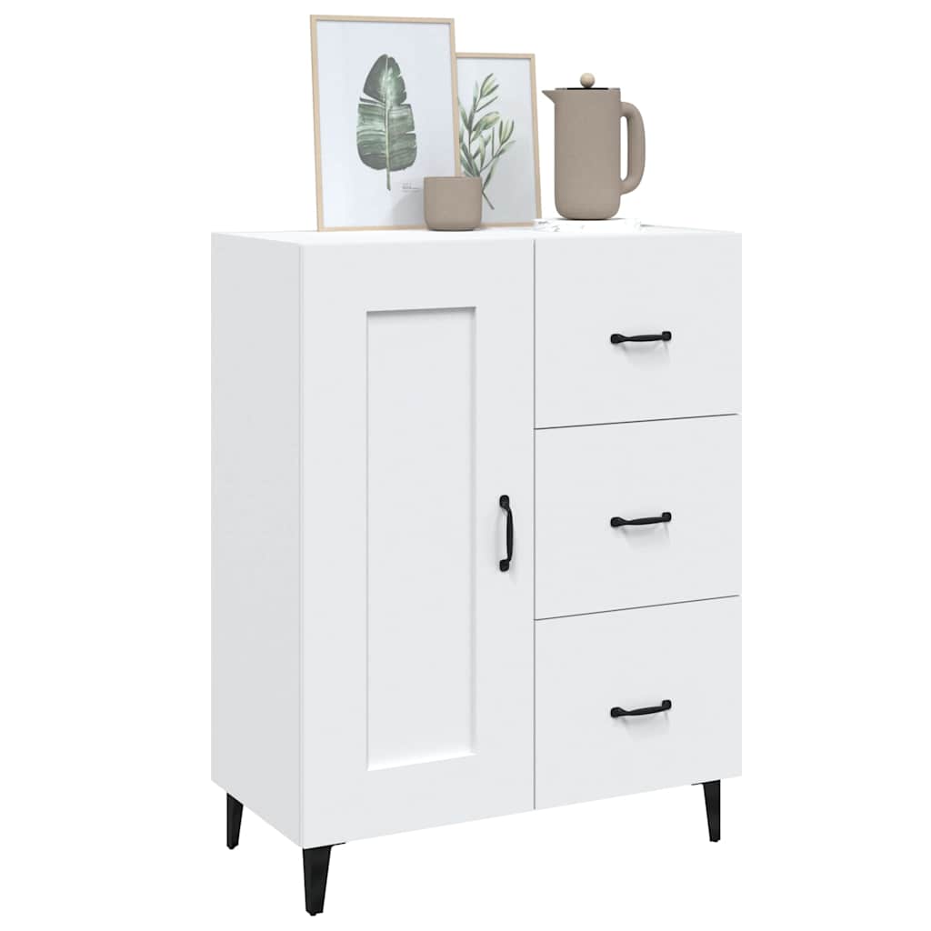 vidaXL Sideboard White 69.5x34x90 cm Engineered Wood 4