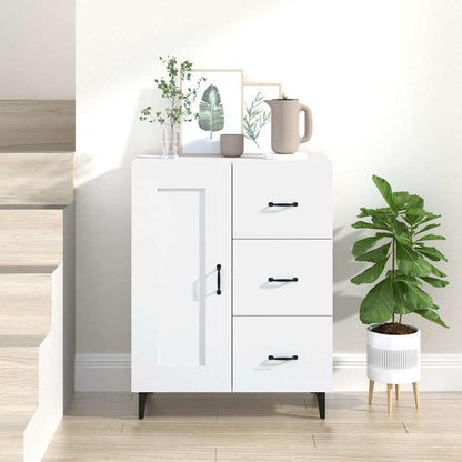 vidaXL Sideboard White 69.5x34x90 cm Engineered Wood 1