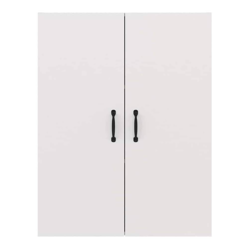 Hanging Cabinet 69,5x34x90 cm Engineered Wood White
