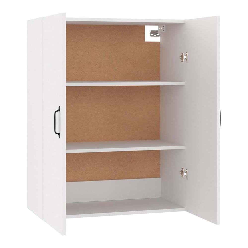 Hanging Cabinet 69,5x34x90 cm Engineered Wood White