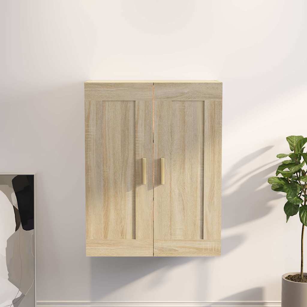 Wall Cabinet 69,5x32,5x90 cm Engineered Wood Sonoma oak