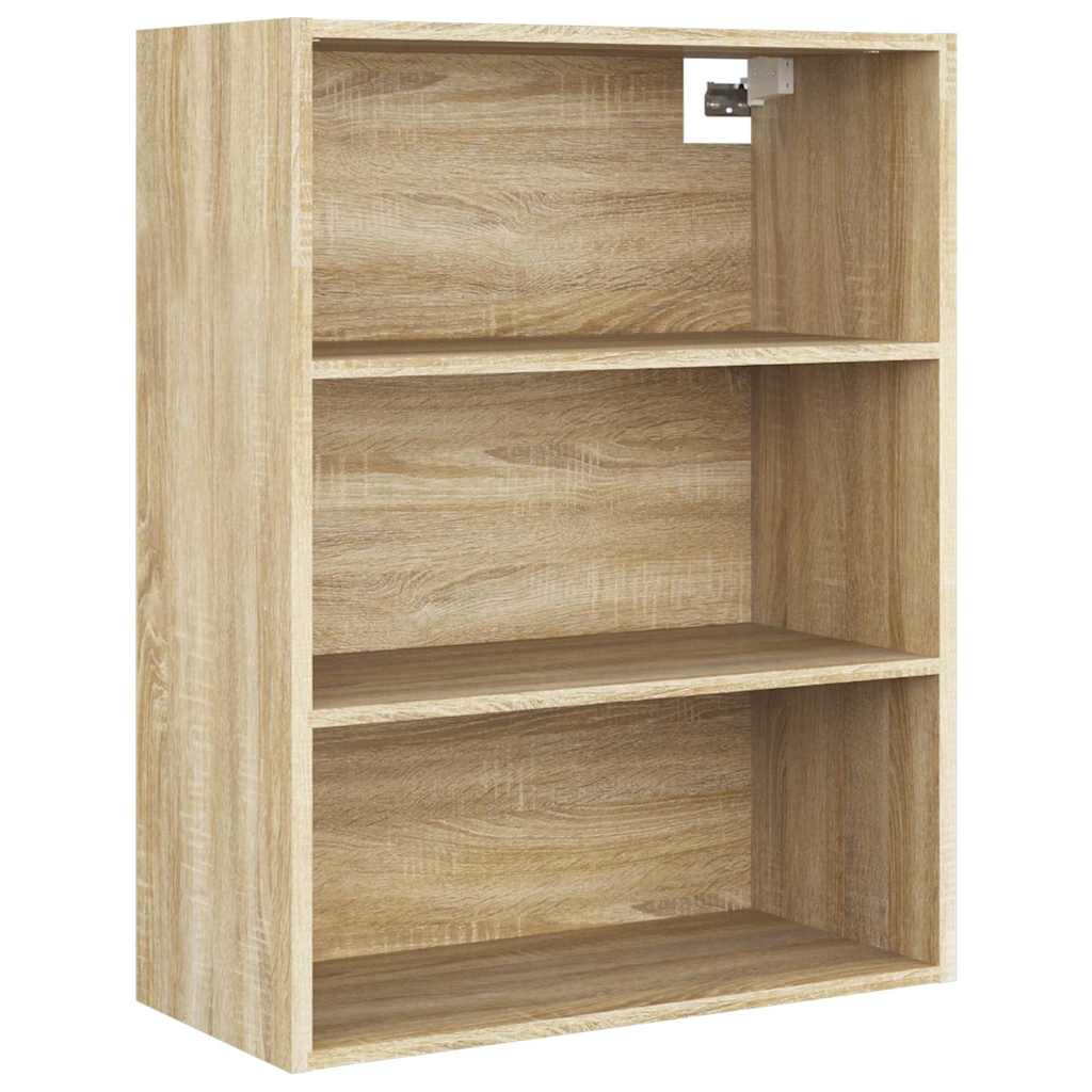 vidaXL Hanging Wall Cabinet Sonoma Oak 69.5x32.5x90 cm 2