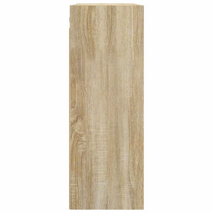 vidaXL Hanging Wall Cabinet Sonoma Oak 69.5x32.5x90 cm 6