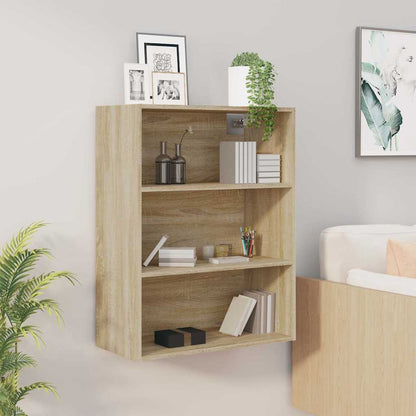 vidaXL Hanging Wall Cabinet Sonoma Oak 69.5x32.5x90 cm 1