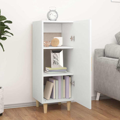 vidaXL Sideboard White 34.5x34x90 cm Engineered Wood 3