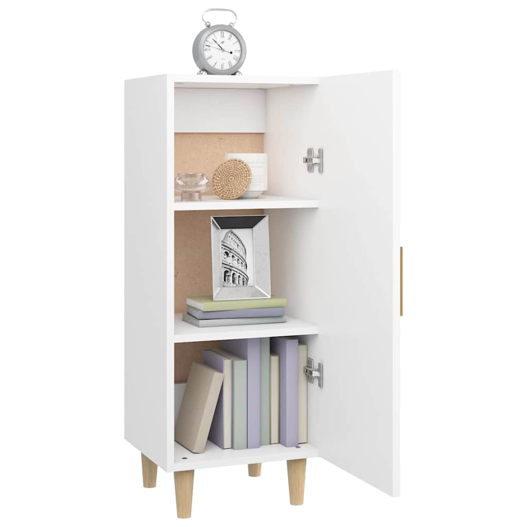 vidaXL Sideboard White 34.5x34x90 cm Engineered Wood 4