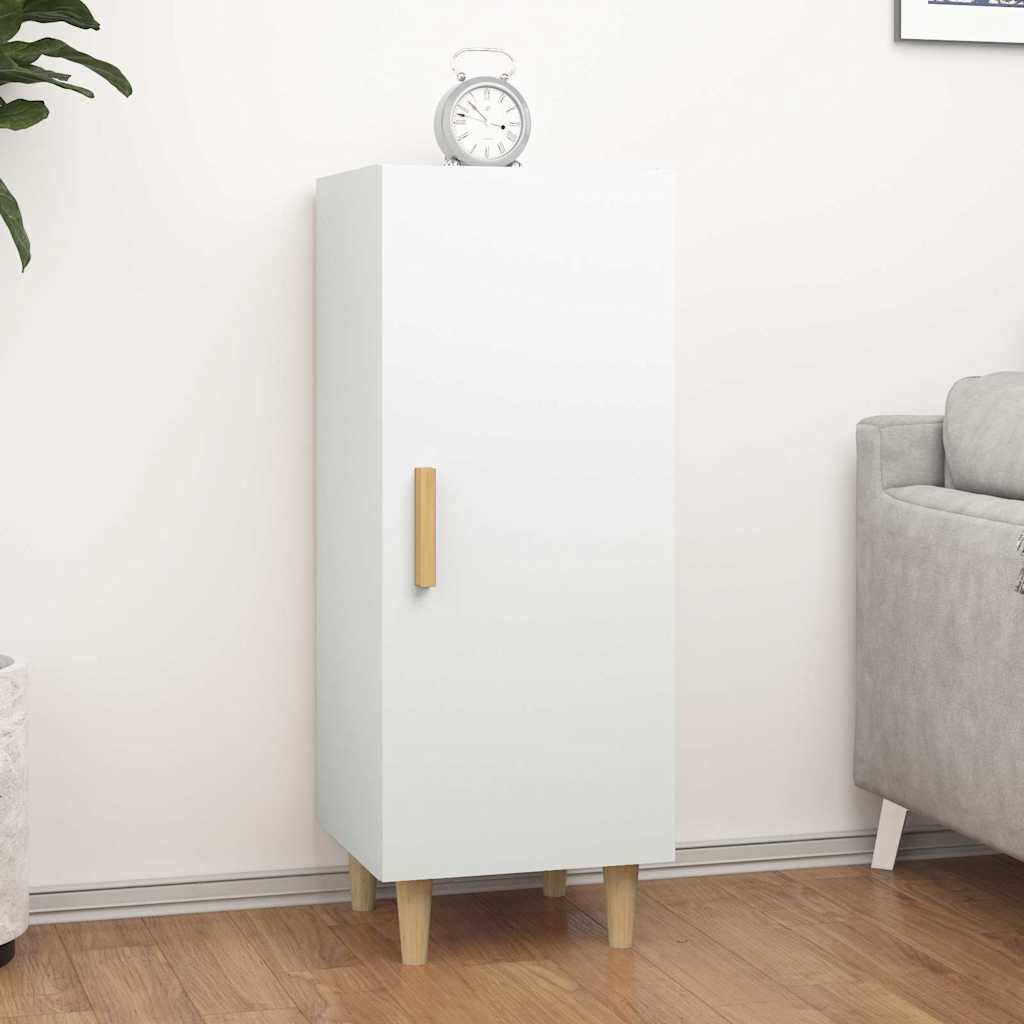vidaXL Sideboard White 34.5x34x90 cm Engineered Wood 1