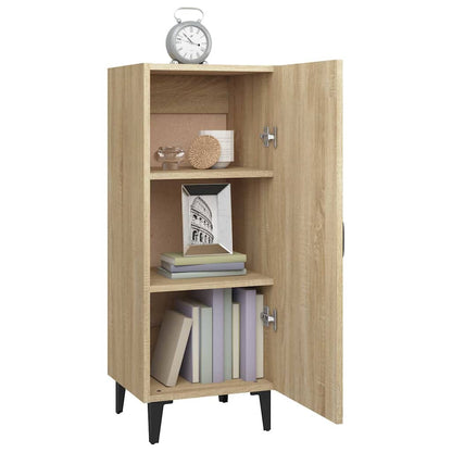 vidaXL Sideboard Sonoma Oak 34.5x34x90 cm Engineered Wood 4