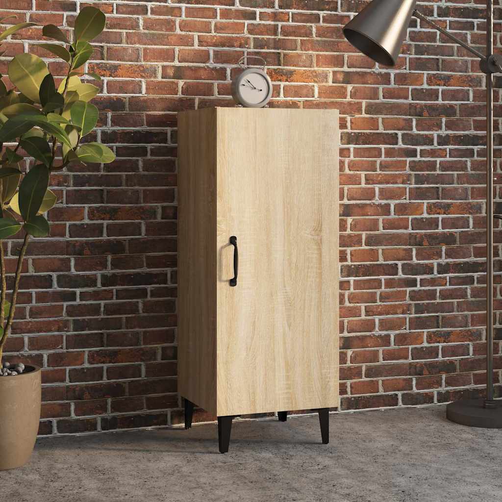 vidaXL Sideboard Sonoma Oak 34.5x34x90 cm Engineered Wood 1