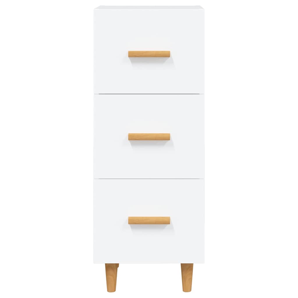 vidaXL Sideboard White 34.5x34x90 cm Engineered Wood 5