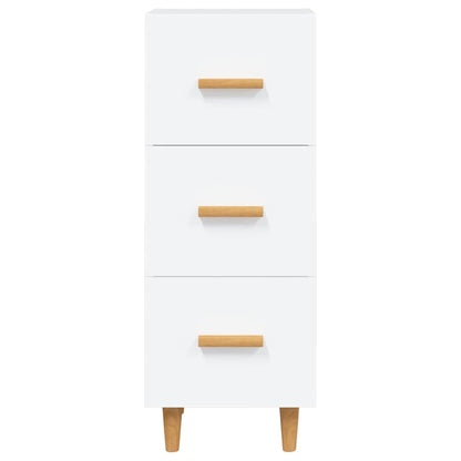 vidaXL Sideboard White 34.5x34x90 cm Engineered Wood 5